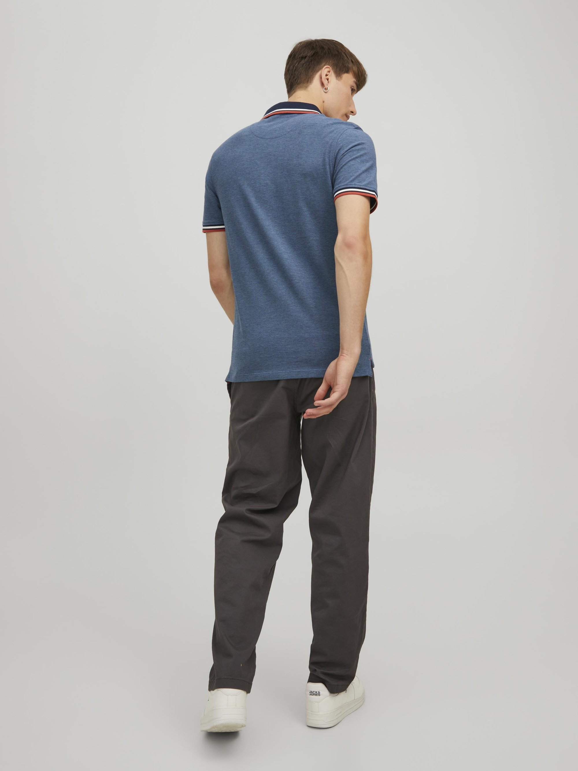 Jack & Jones JJEPAULOS SS NOOS - Poloshirt - Denimblau