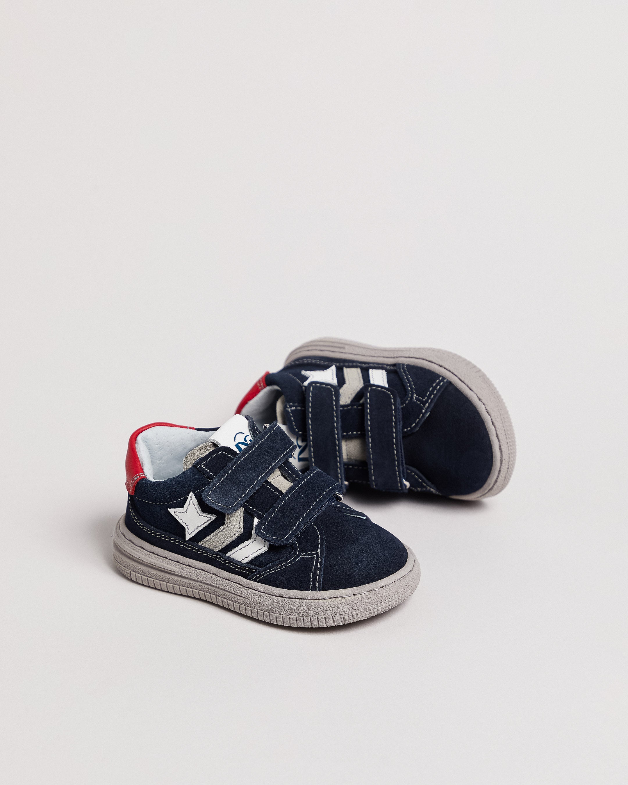 Baskets junior en daim et cuir pour enfants