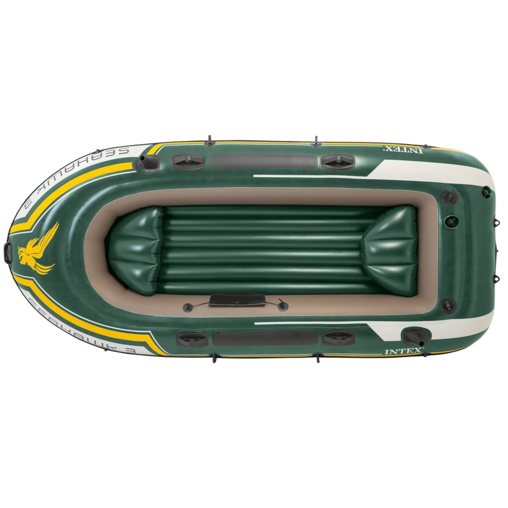  Napihljiv čoln Intex Seahawk 3 z vlečnim motorjem in stojalom
