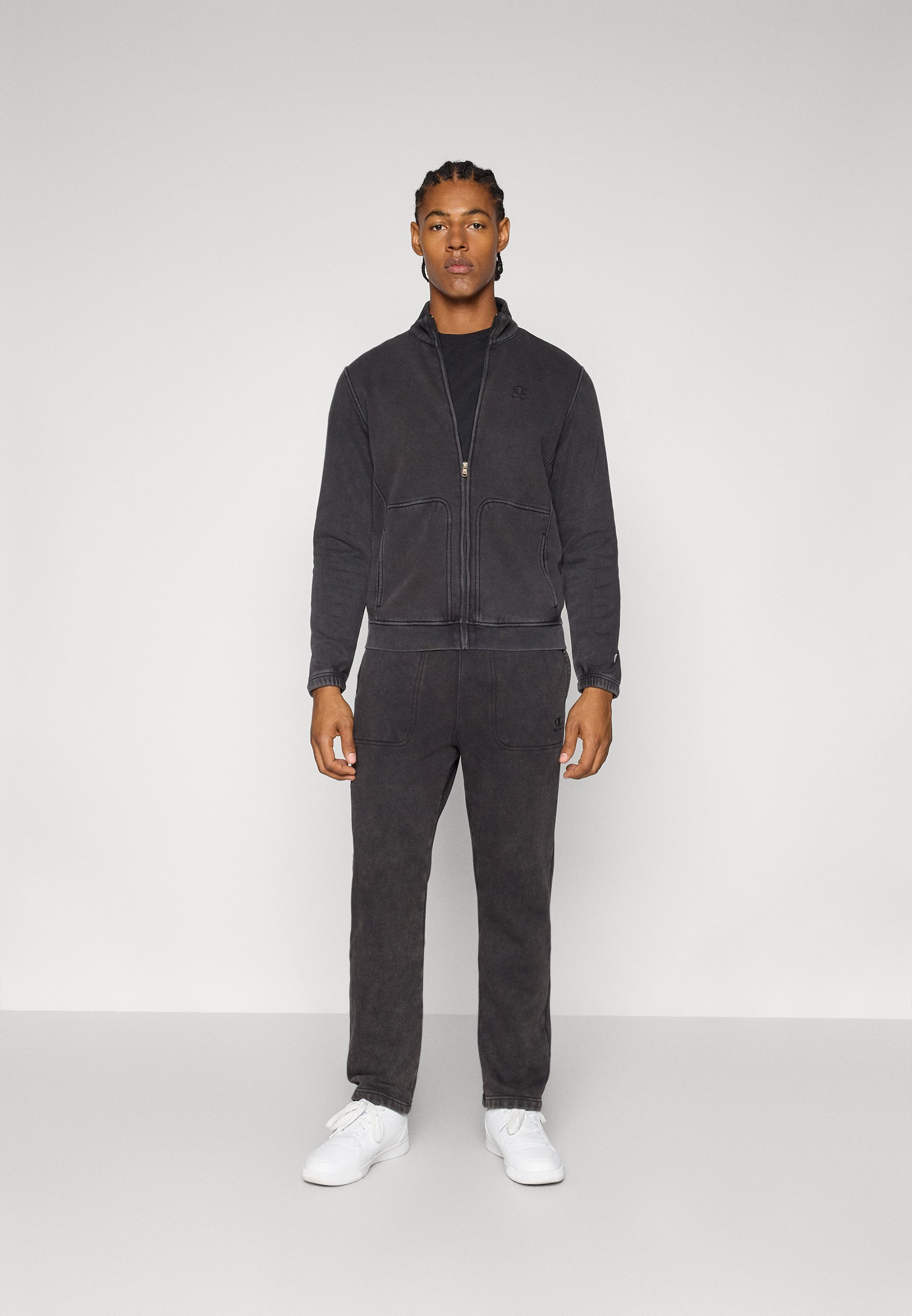 Ensemble de survêtement Champion WASH SWEATSUIT à fermeture éclair intégrale - Survêtement - Noir