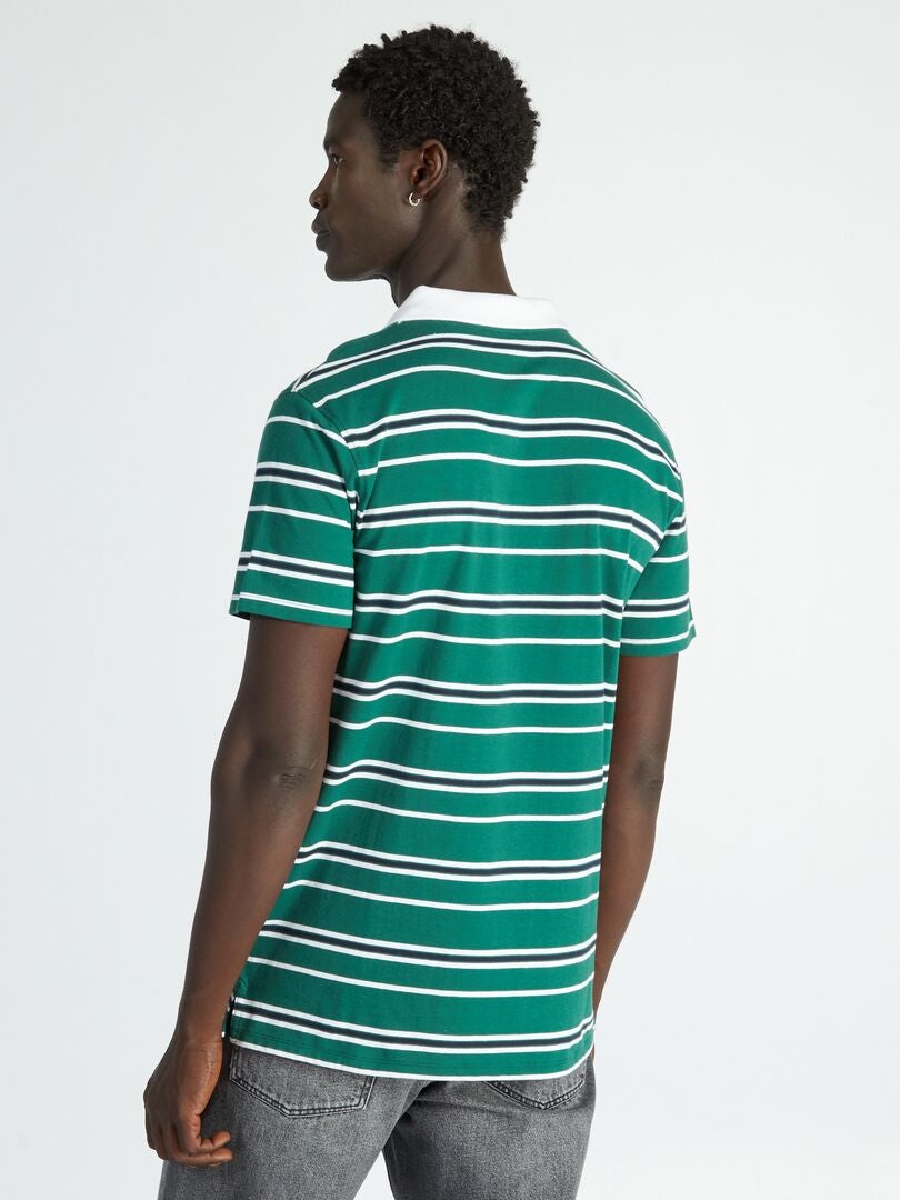 Polo punto piqué - Verde