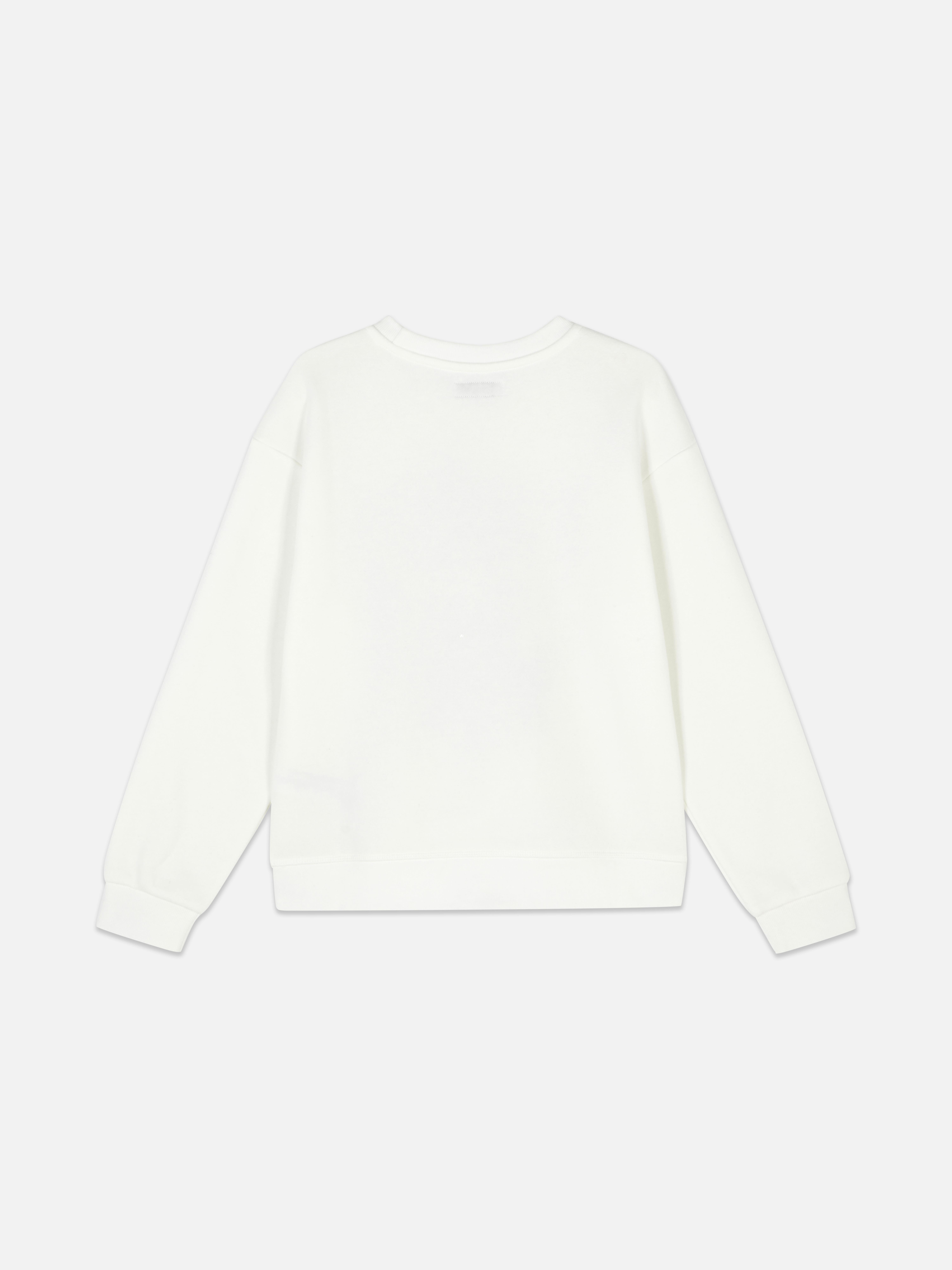 Bluza z okrągłym dekoltem Ten sweter ma klasyczny okrągły dekolt, długie rękawy ze ściągaczami i ściągaczowy dół.