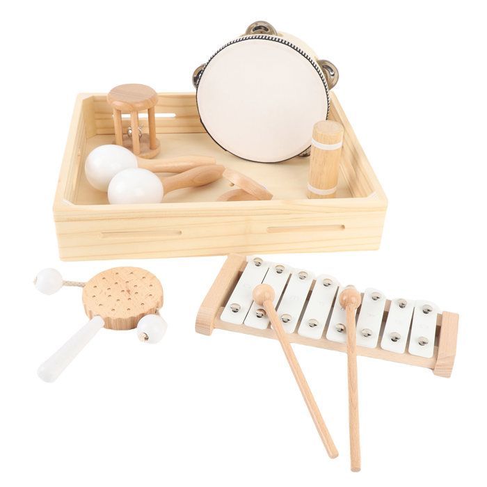 SALALIS Instrumento musical infantil de madera, juguete de actividades para niños.