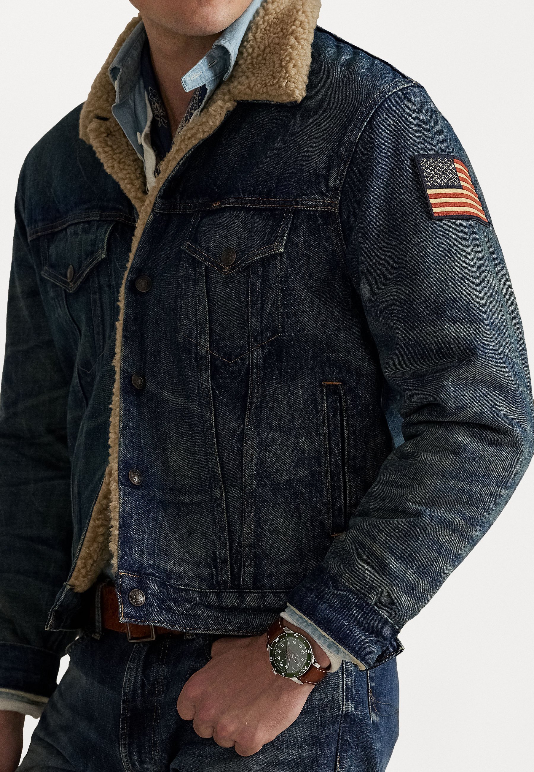 Veste en jean doublée polaire Polo Ralph Lauren - Veste en jean - Earlton
