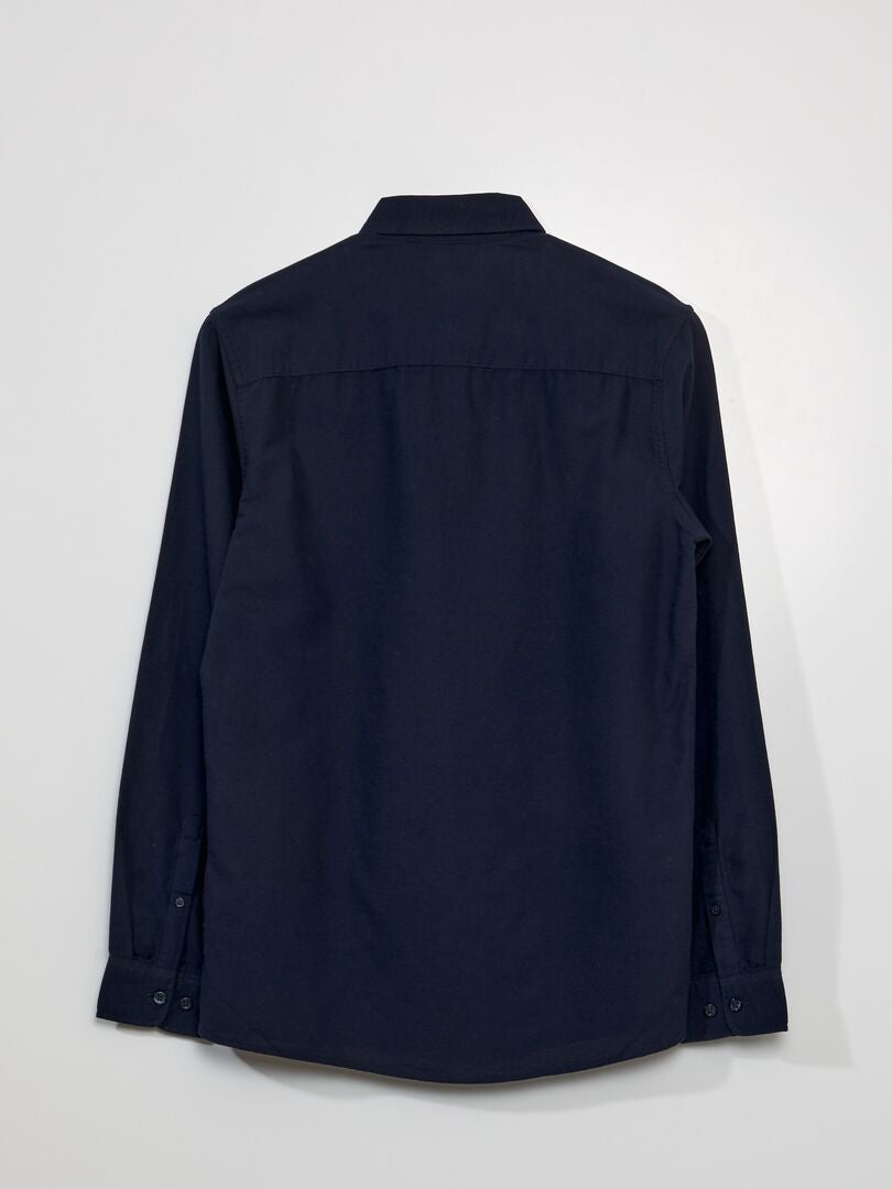 Oxford katoenen overhemd - BLAUW
