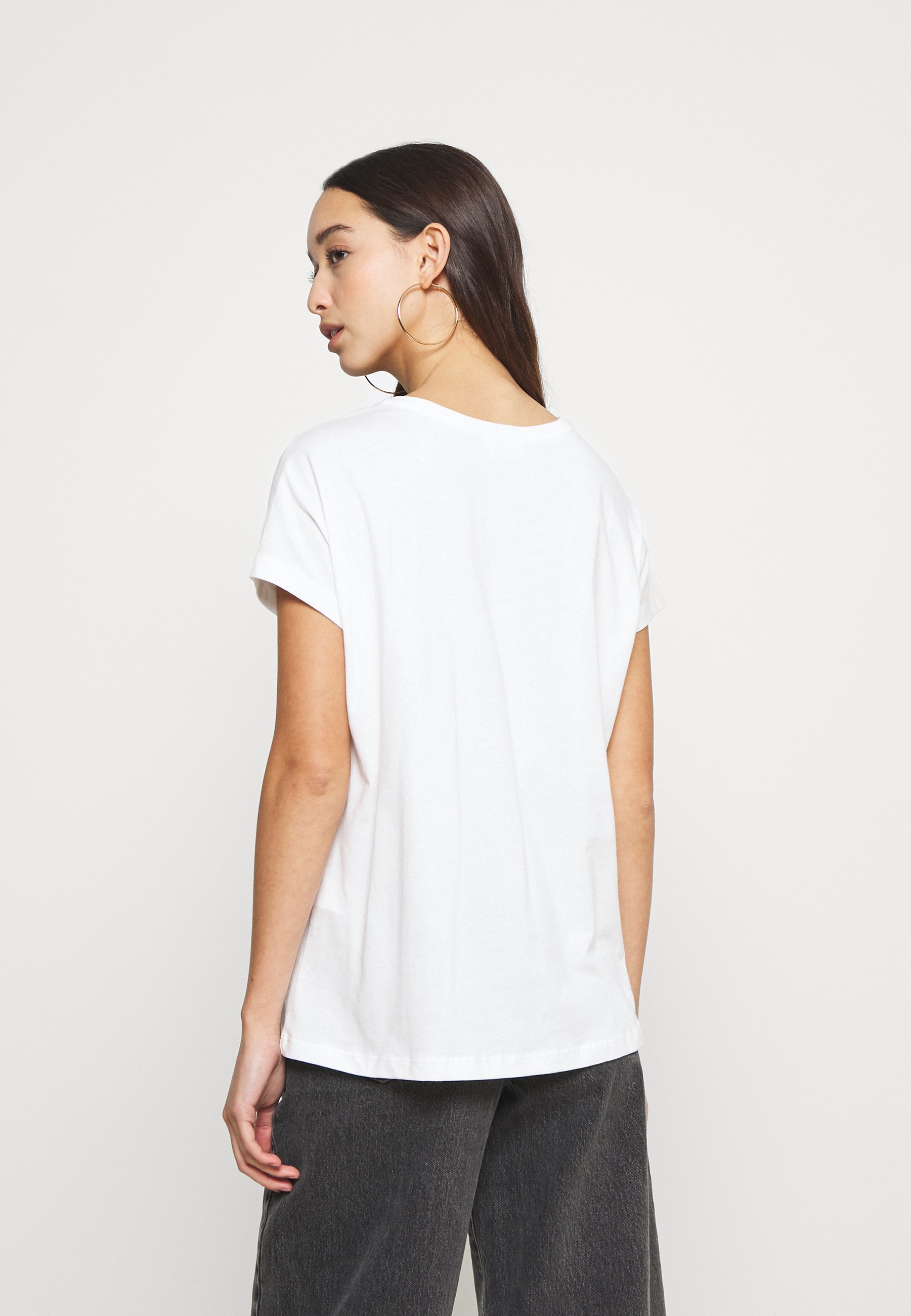Even&Odd Print T-shirt - wit