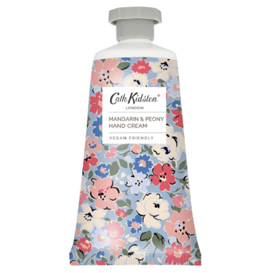 Crème mains Cath Kidston Mandarine & Pivoine - Formule végane - Parfum frais et parfumé - 50 ml