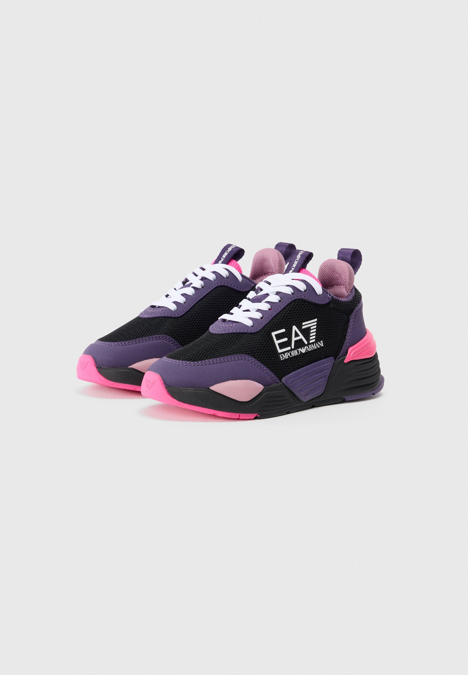 EA7 Emporio Armani UNISEX - Sneakers - nero/uva/orchidea polvere/rosa glo