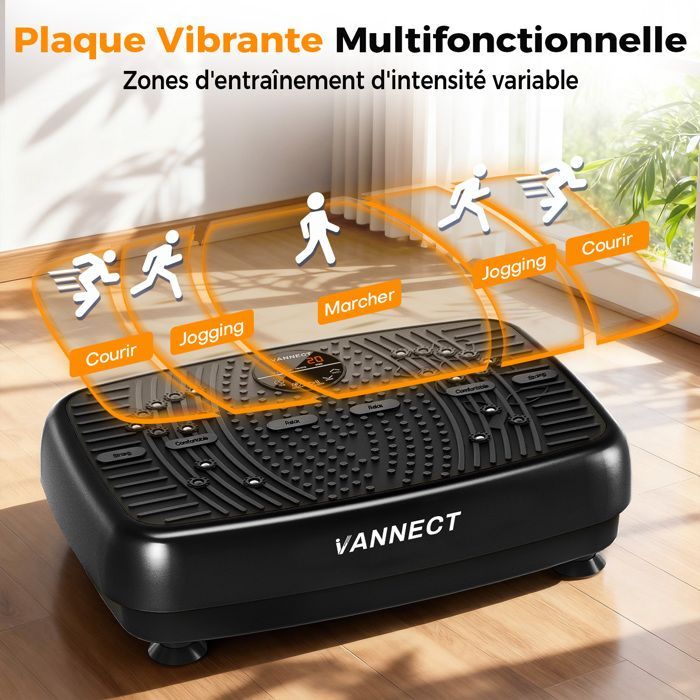 Equipamento de ginástica - Plataforma vibratória 2026 Neu 3D - 120 velocidades - Controle remoto - Capacidade máxima de carga: 200 kg