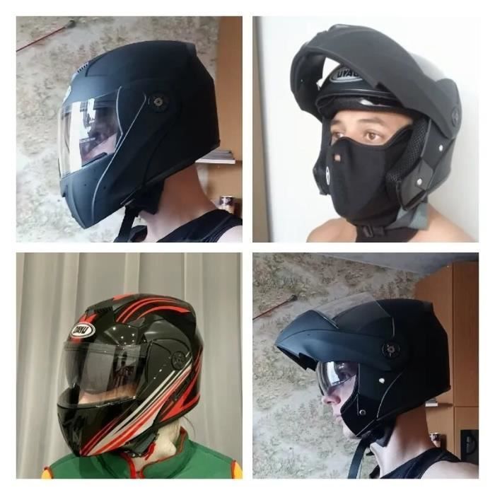 Casco integral modular para motocicleta homologado por el DOT, visera interior, casco de motocross, lente de seguridad - b1[D9211444]