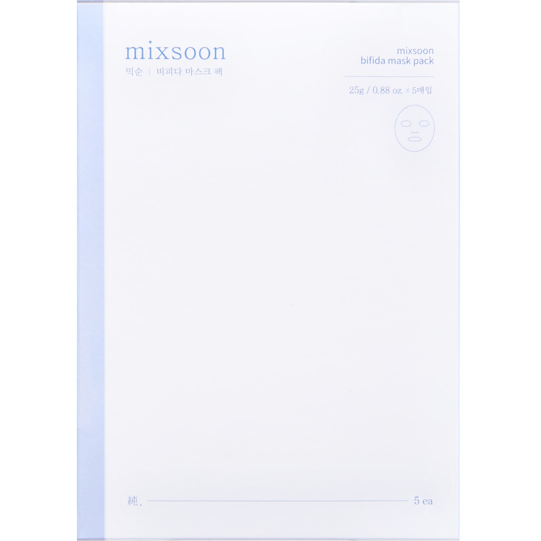mixsoon Máscara facial Bifida - Pacote com 1 unidade