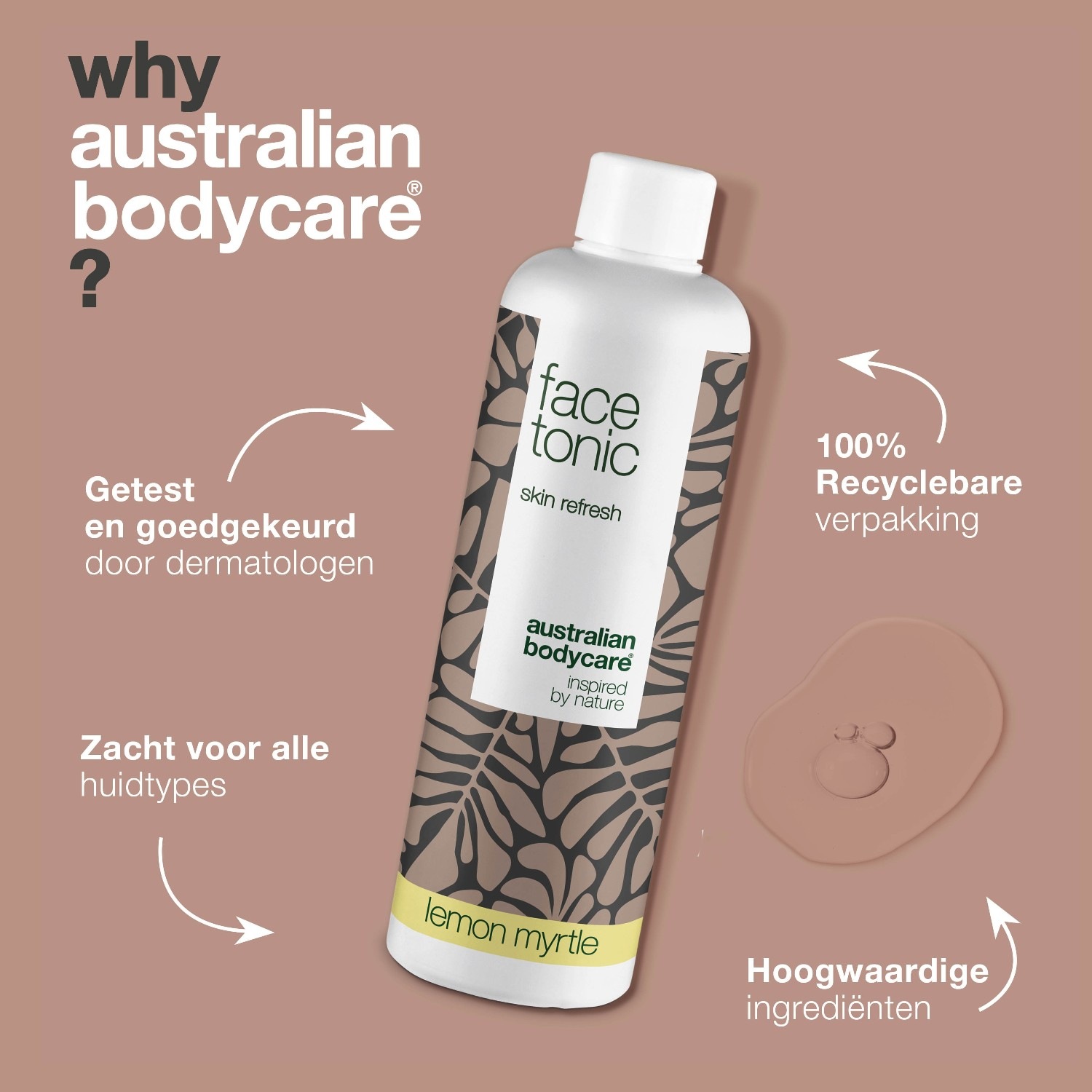 Tónico facial de mirto limón de Australian Bodycare - 150 ml