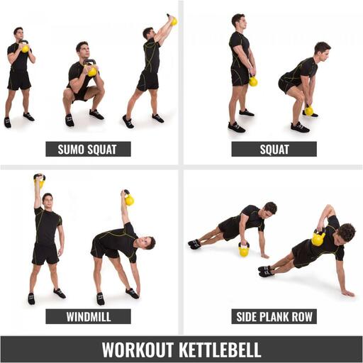 Kettlebell Vinilo Gorilla Sports
