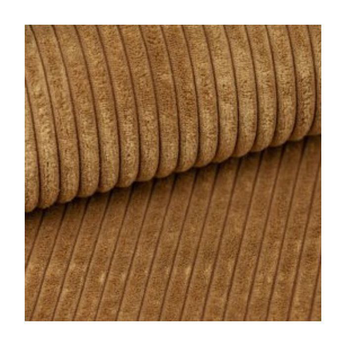 PIANO U Panorama-Ecksofa – 7-Sitzer – Schlafsofa mit Stauraum – Cordstoff – Senfgelb