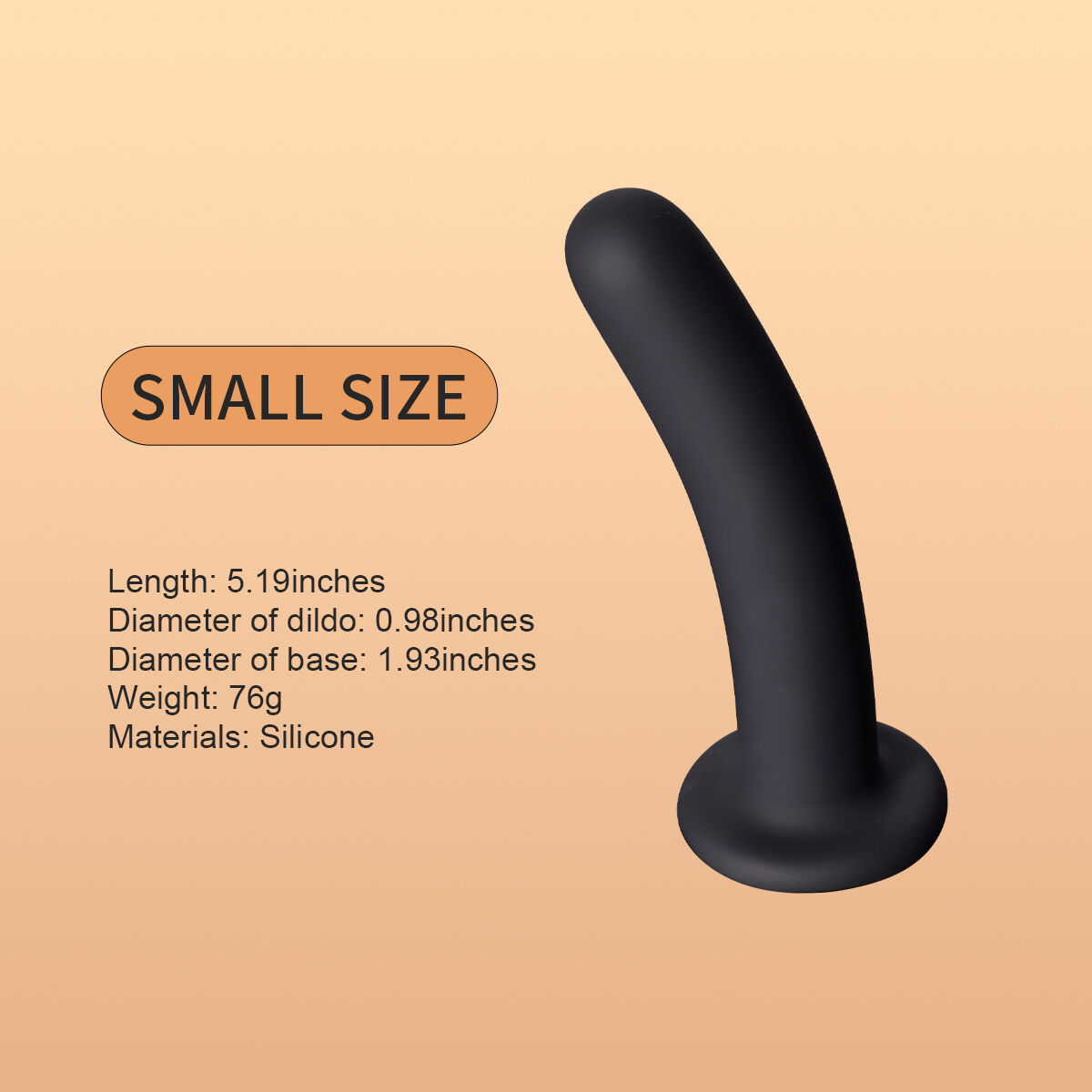 UPKO silikonski dildo - mala veličina