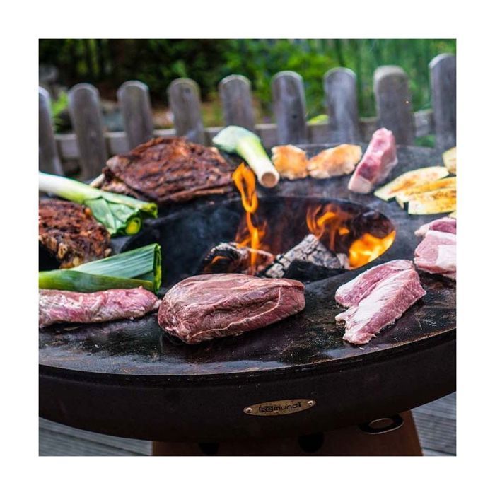 Barbecue brasero en acier  Carus Diamètre 82 cm Hauteur 80 cm