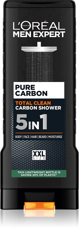 L'Oréal Paris Men Expert Carbon Protect 5-in-1 dušas želeja