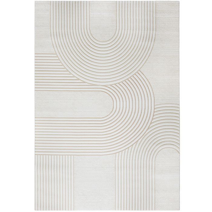 Grand Tapis Design Contemporain et Moderne - Beige (290x200 cm) - Serta Beige