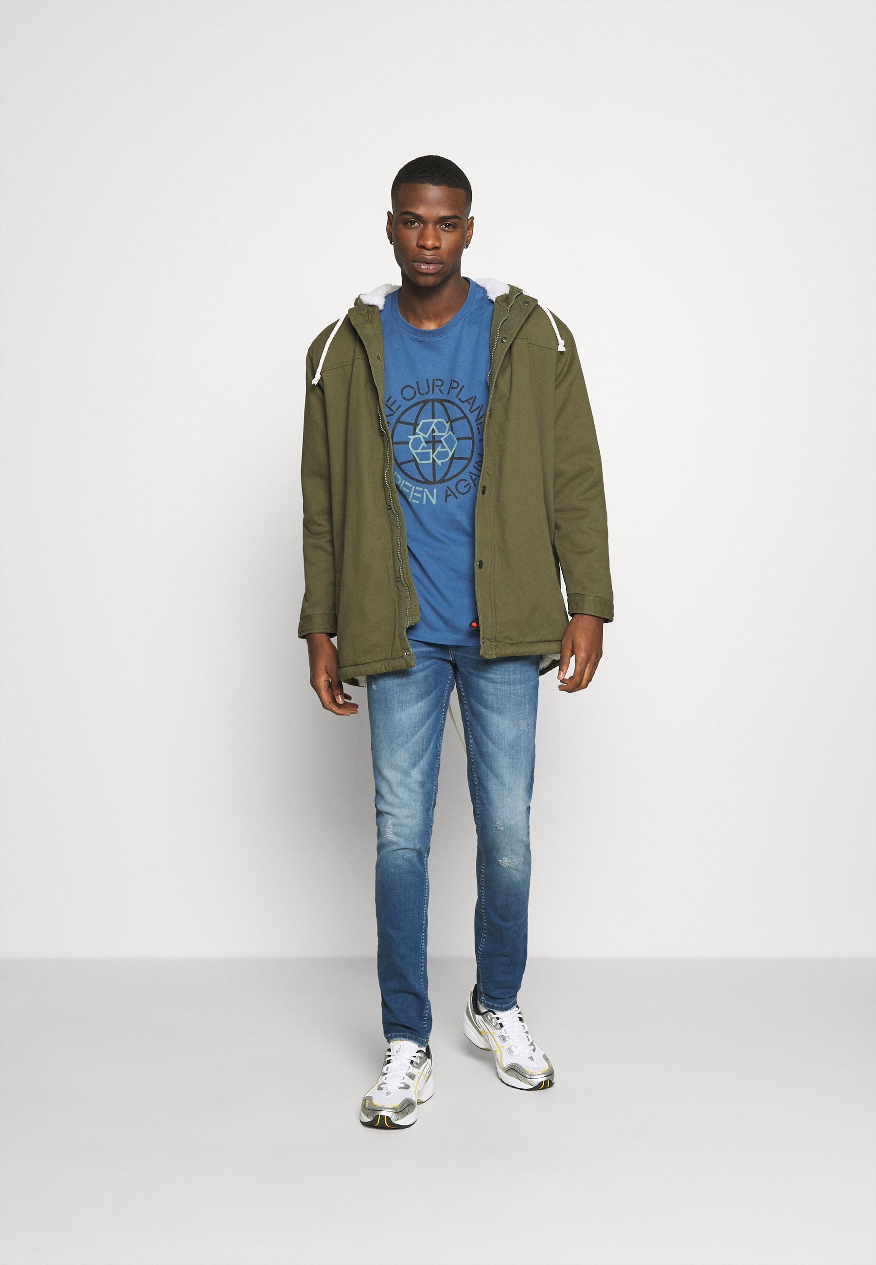 Jean Blend BHEcho - Coupe slim - Bleu denim moyen