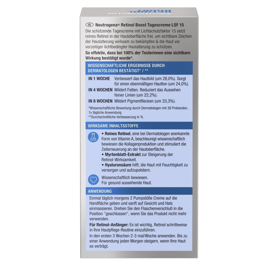 Neutrogena dnevna krema s retinolom SPF 15 - 50 ml