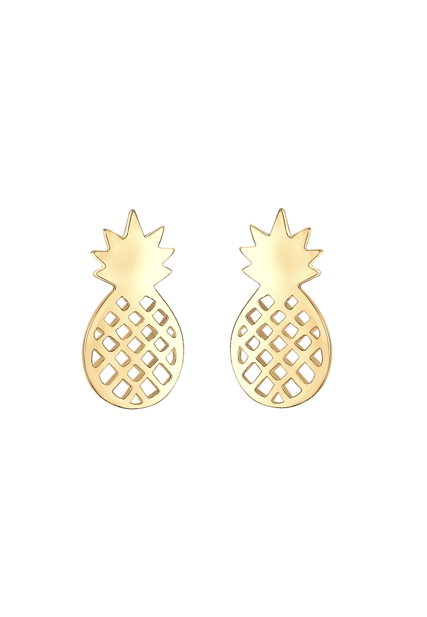 Elli Femme Pendentif Ananas Ludique en Argent Sterling 925