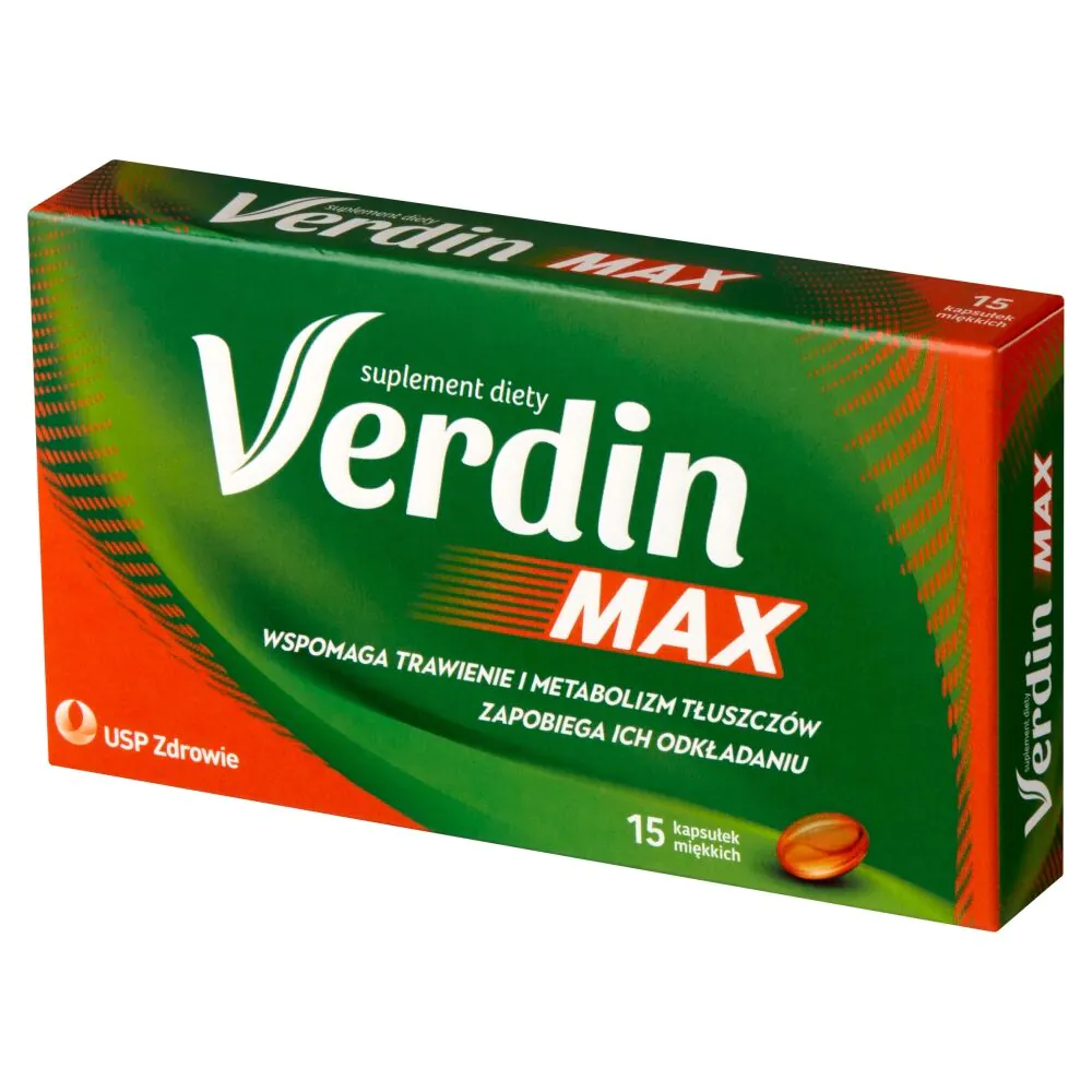 Verdin Max, Suplement diety wspierający trawienie, Kapsułki