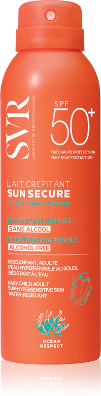 Spray protetor solar crepitante SVR Sun Secure Lait