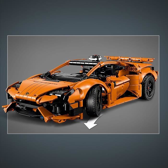 LEGO® Technic 42196 Exclusive to Cdiscount: Lamborghini Huracán Tecnica Orange Toy Car for Children Aged 9