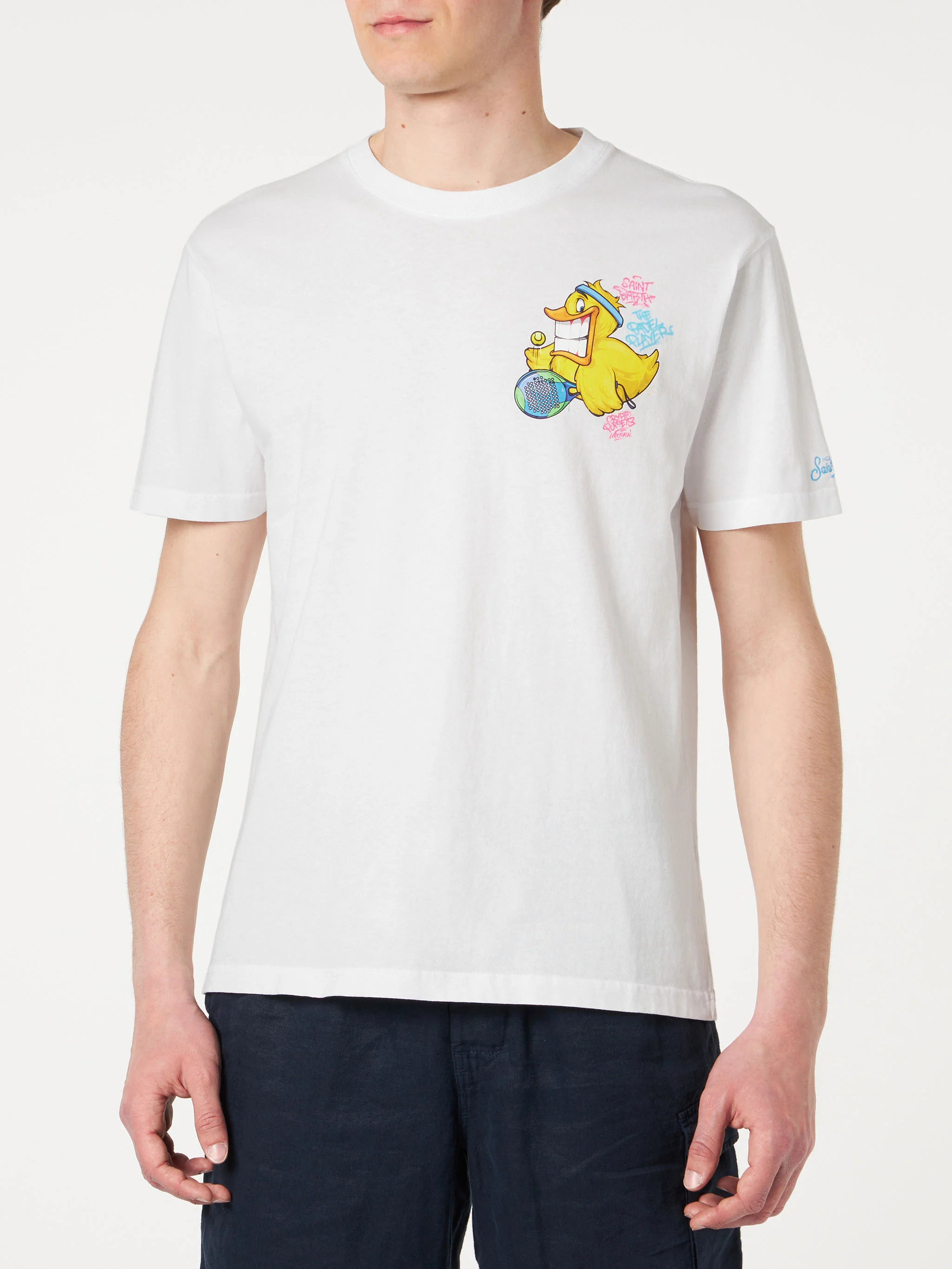 T-shirt da uomo con stampa papera Crypto | CRYPTO PUPPETS® EDIZIONE SP
