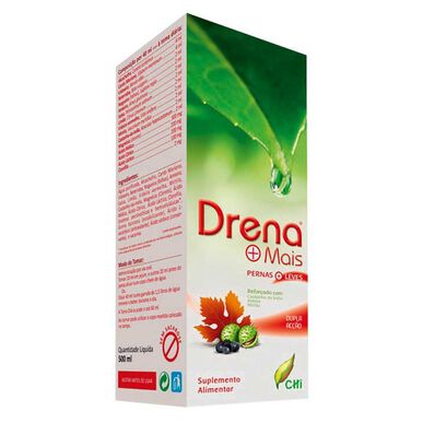 Drena Mais-tilskudd, drenerende effekt for trette ben, 500 ml
