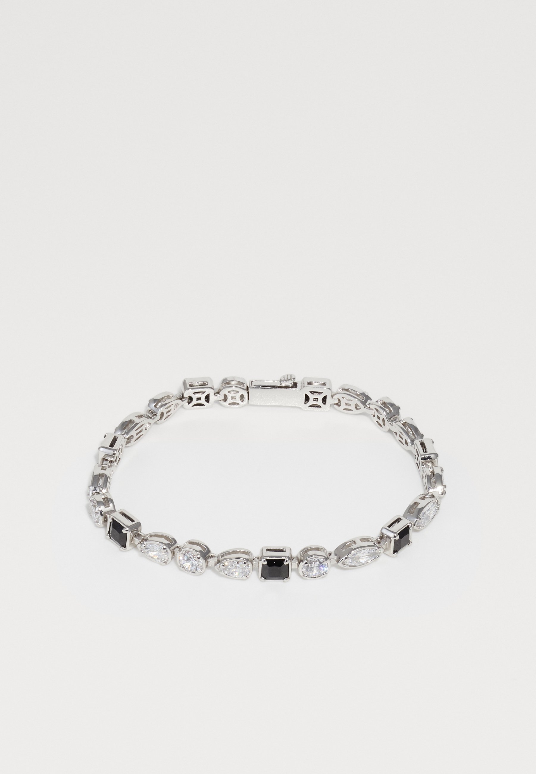 DARKAI Armband mit gemischten Steinen, Unisex - Armband - weiß/schwarz