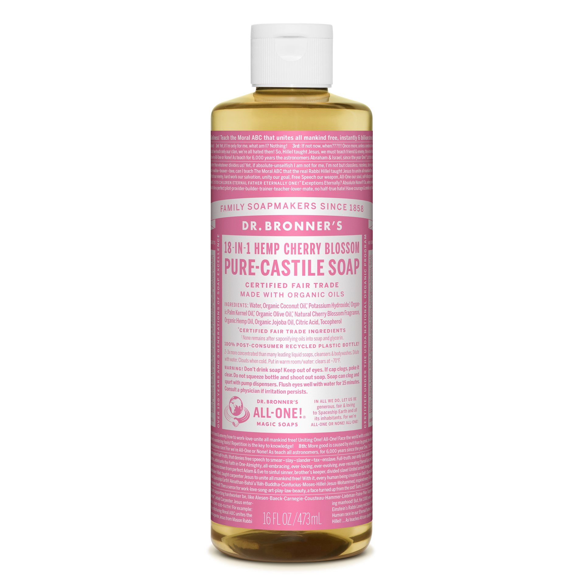 Tekući sapun s mirisom trešnje 473 ml - Dr. Bronner's