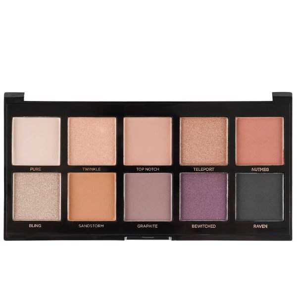 Paleta očných tieňov Profusion Cosmetics Smokey - 10 odtieňov