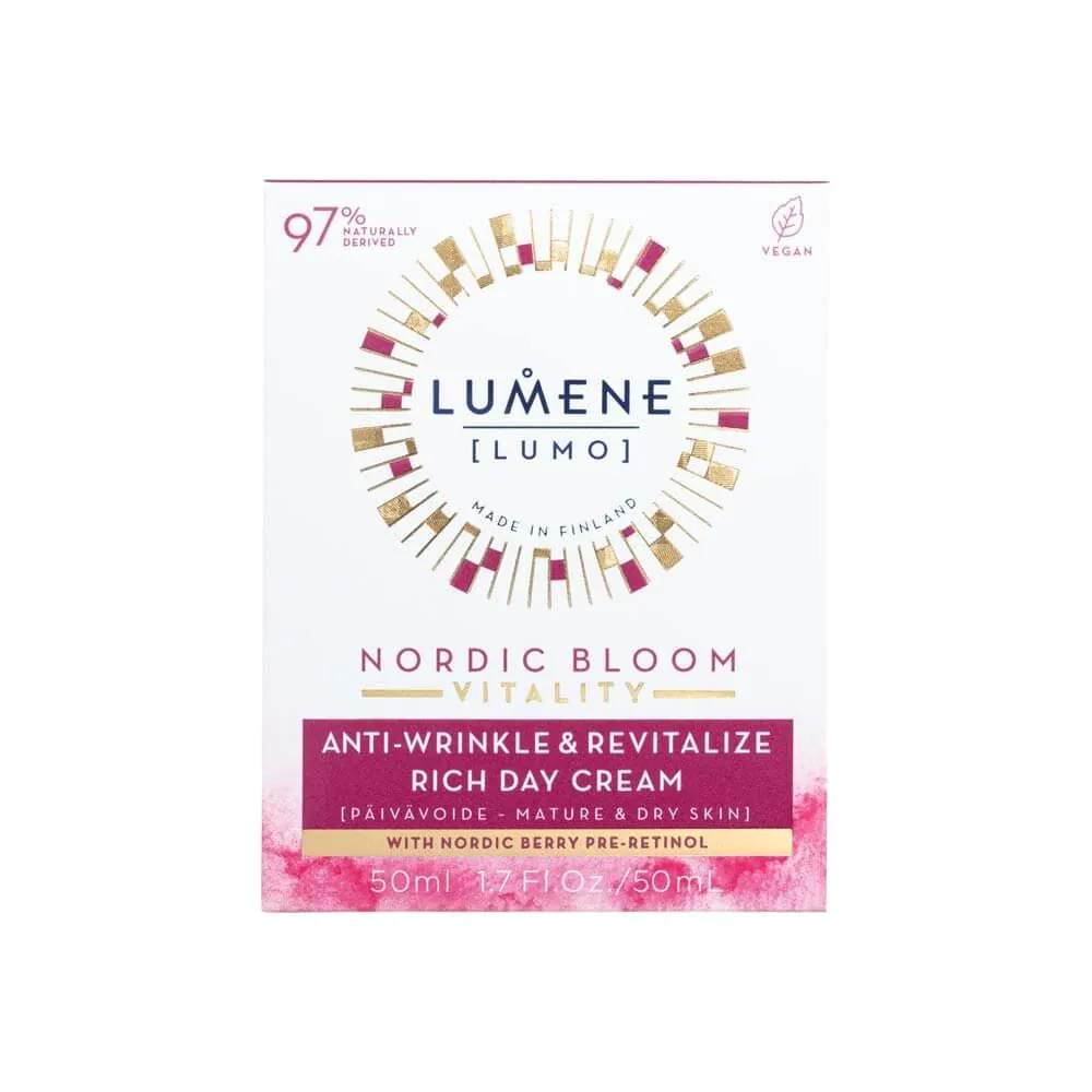 Lumene Nordic Bloom - Przeciwzmarszczkowo-rewitalizujący bogaty krem na dzień 50ml