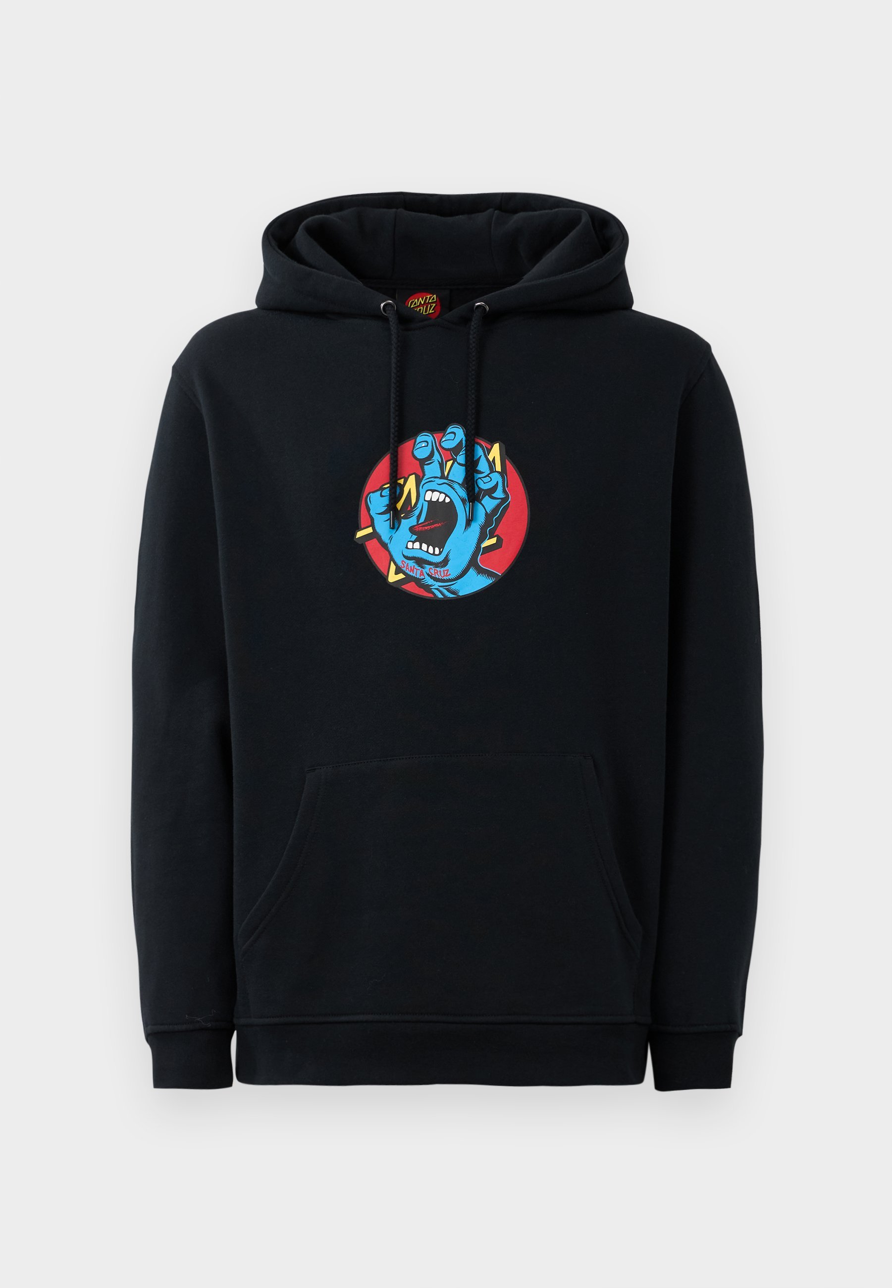 Santa Cruz HAND DOT PREDNJI HOOD UNISEX - Majica s kapuljačom - crna