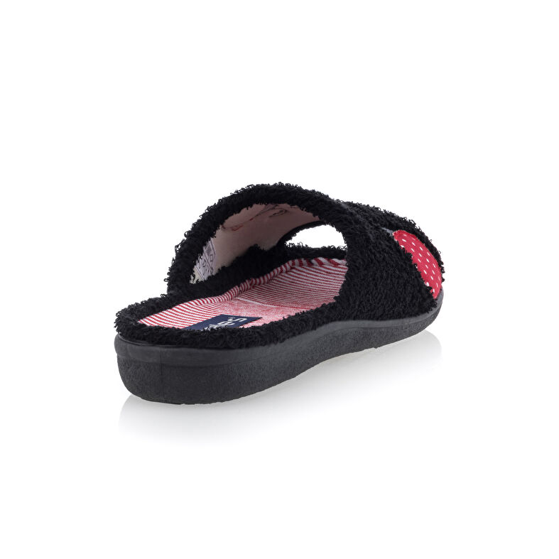 Women's Black Slippers