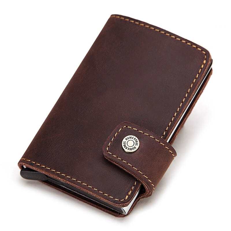 Sac à main léger, tendance, décontracté et simple en cuir véritable pour homme et femme, porte-cartes, accessoire cadeau, portefeuille pour homme
