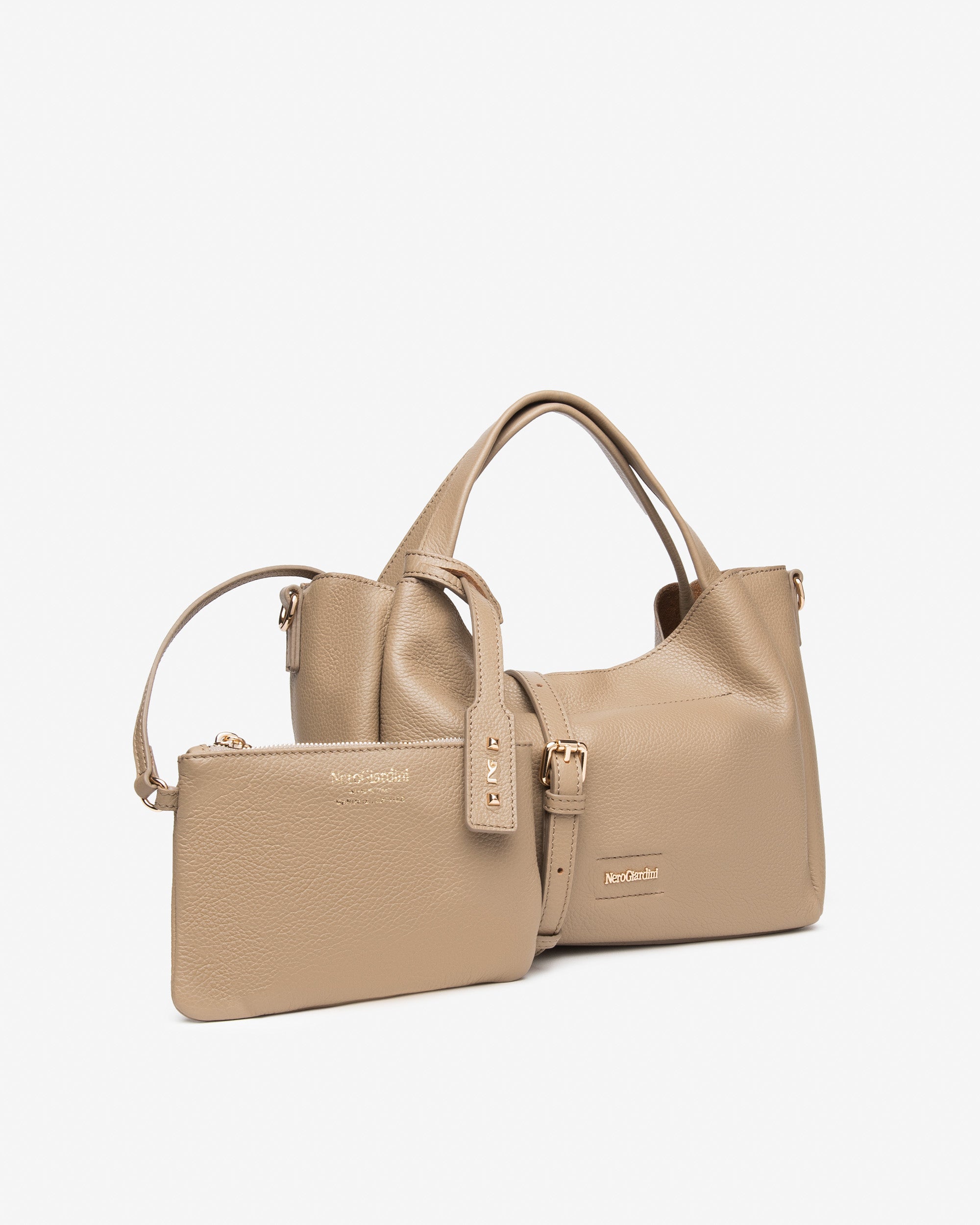  Hobo-Tasche aus Leder für Damen