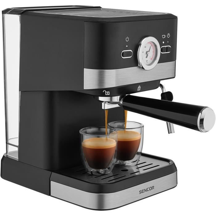 Espressomaschine – SENCOR – SES 1721BK – 1050 W – 20 bar – Schwarz
