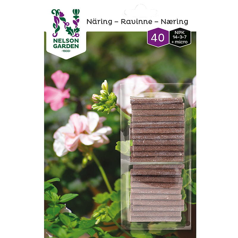 Nelson Garden Nutrition Stick 40 st. Ge