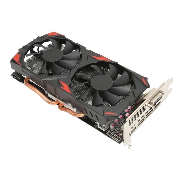 Tarjeta gráfica SURENHAP RX 580 de 8 GB GDDR5 de 256 bits, compatible con 8K, 2 ventiladores para ordenador y almacenamiento.