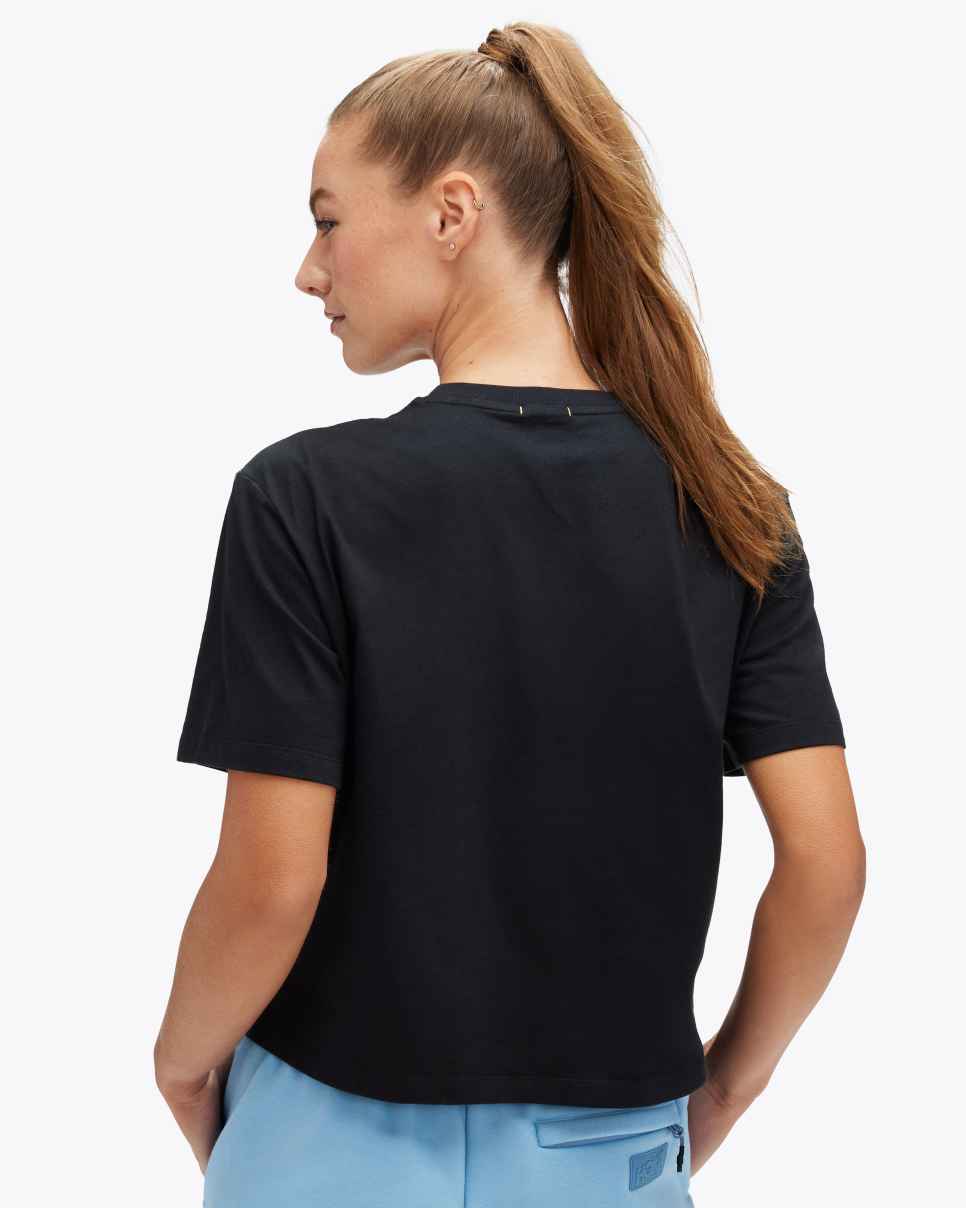 HOKA Topo Logo Short Sleeve Black