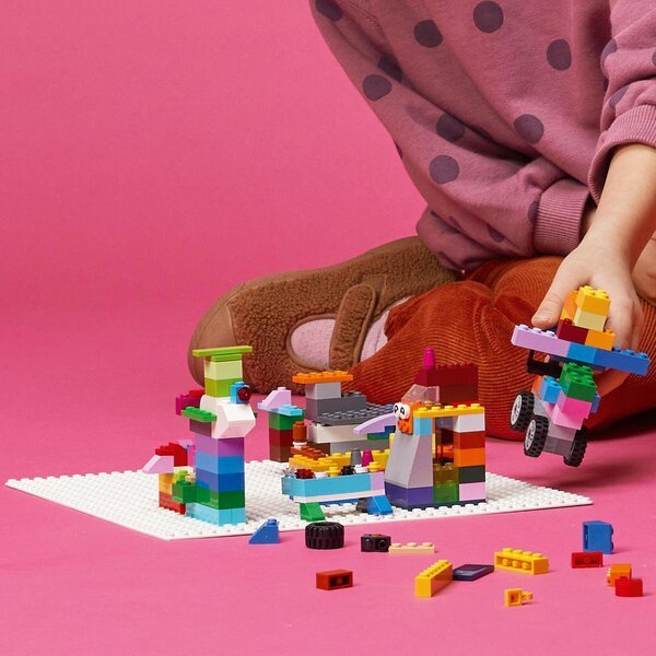LEGO Classic 11010 Biela podložka podstavca<br>25 cm x 25 cm