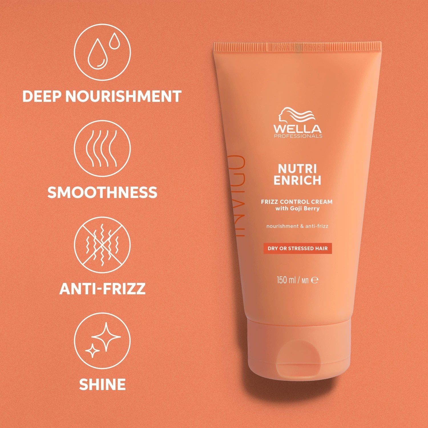 Wella Professionals Haarcreme INVIGO Nutri-Enrich krema protiv kovrčanja kose - 150 ml