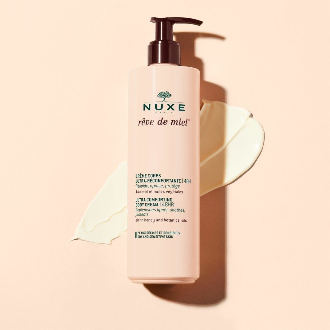 NUXE Rêve de Miel® kūno kremas 48 val. – 400 ml