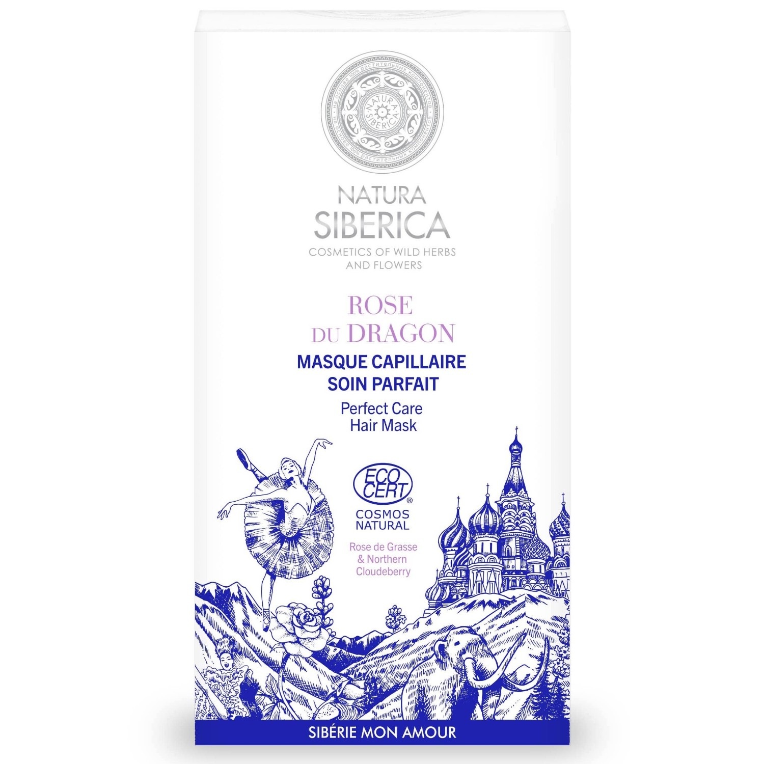 Natura Siberica rose du dragon - masque capillaire soin parfait