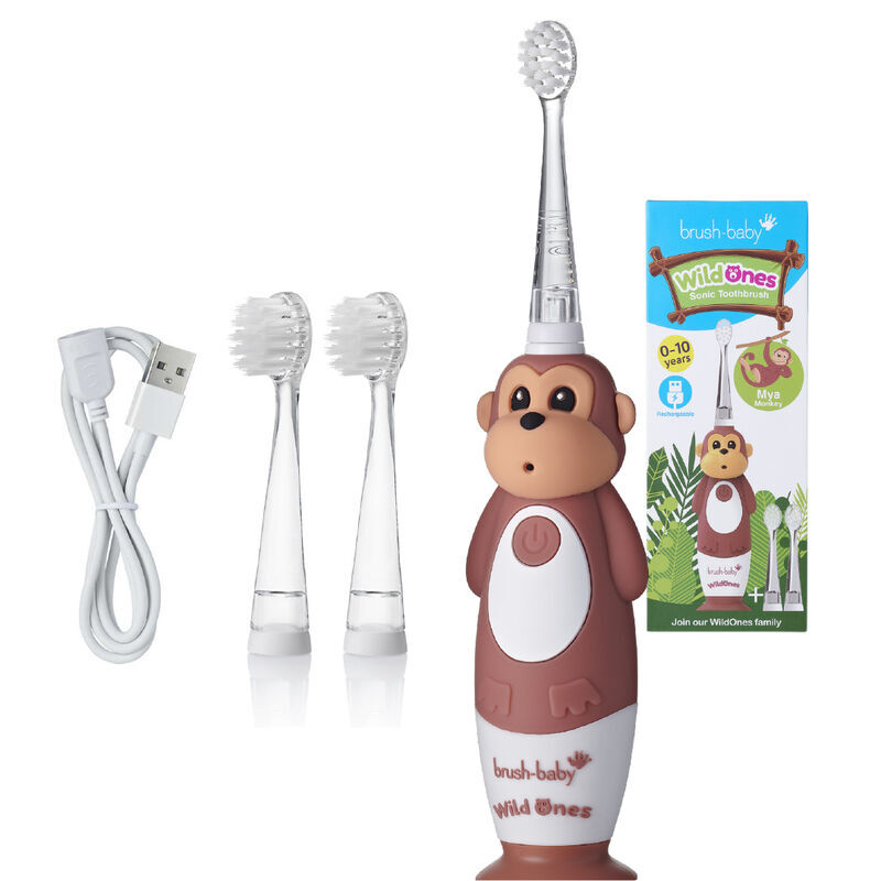 Polnilna zobna ščetka Brush-Baby WildOnes