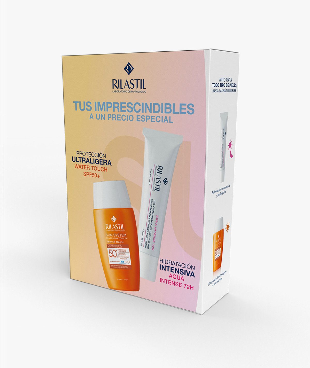 Opaľovací krém Pink Pack Sun System Water Touch SPF50 Aqua Intense 72h Ochrana pred slnkom od Parapharmacy