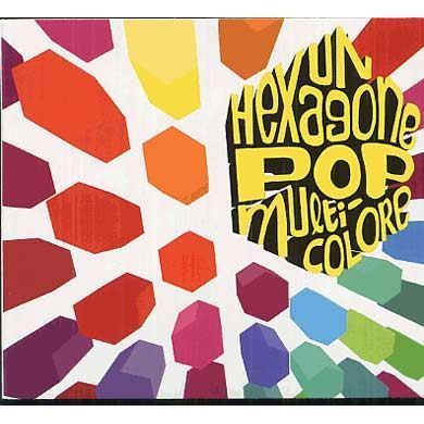 Hexagone pop multi-colore