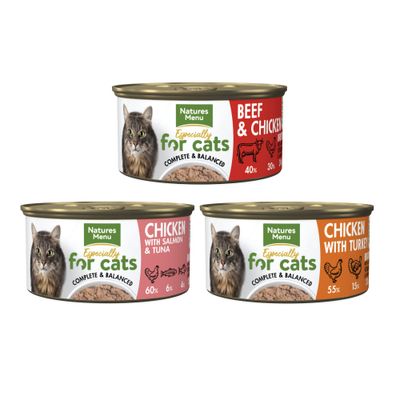 Natures Menu Multipack bokser våtfôr til katt
